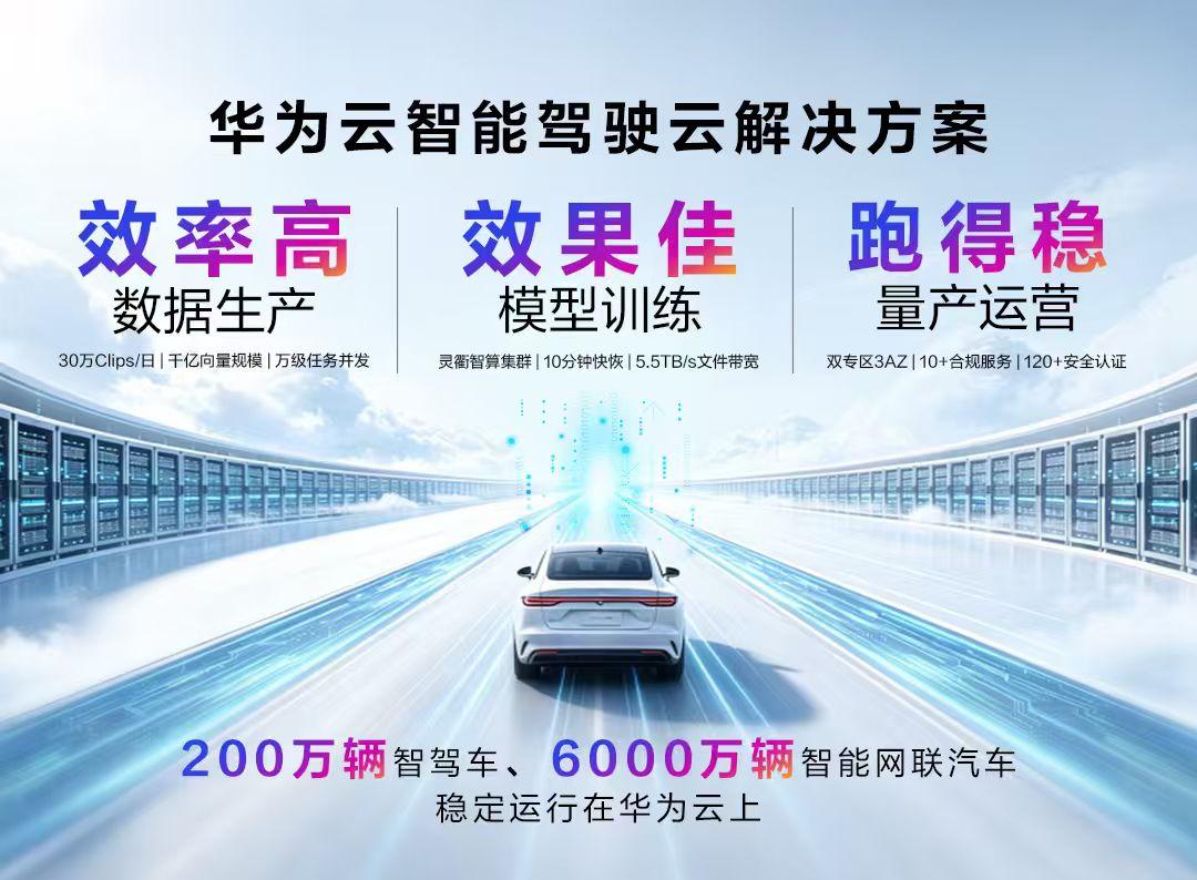 华为云智能驾驶云解决方案发布