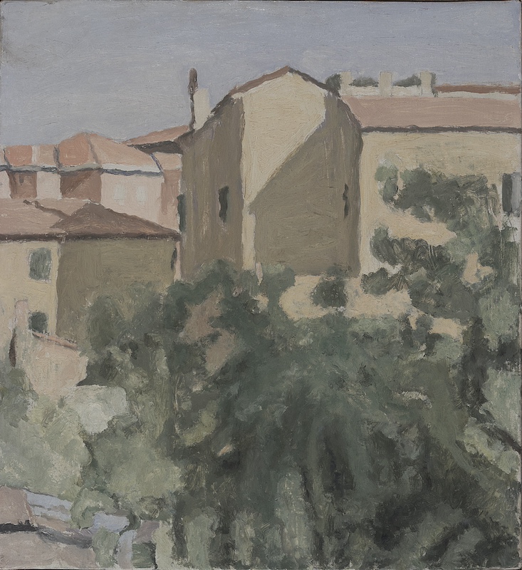 乔治·莫兰迪 《冯达扎街的庭院》，1956年（V. n.1016），莫兰迪博物馆
