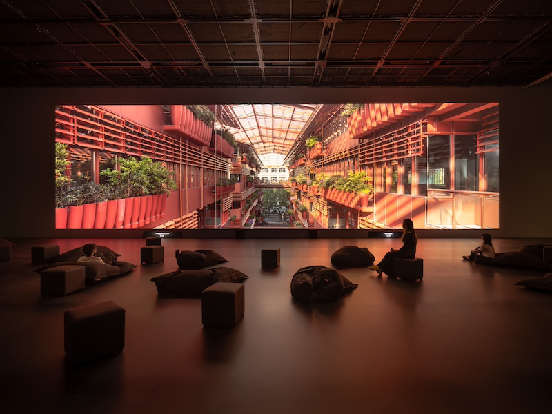 “让·努维尔：若无艺术家，建筑亦无存”展览现场，浦东美术馆，2026