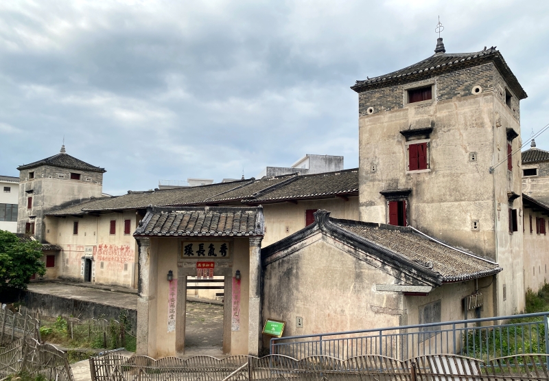 广东省五华县李惠堂故居“联庆楼”（佟鑫摄）