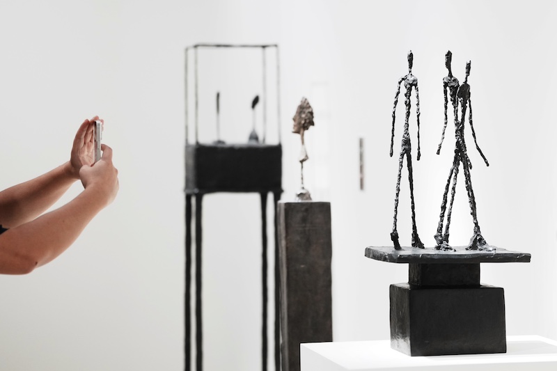 “塑我此生:贾科梅蒂艺术大展”展览现场