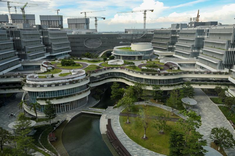 这是6月30日拍摄的香港科技大学（广州）校园。新华社