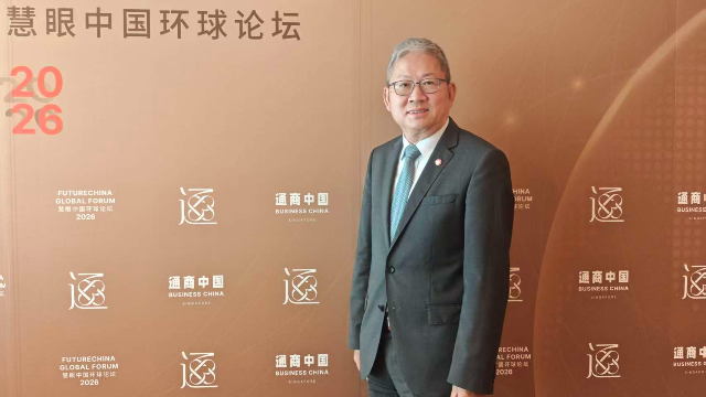 华侨银行大中华区总裁、香港首席执行官王克(第一财经记者程程/摄)
