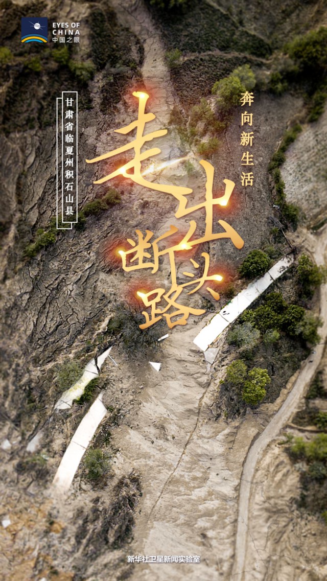 卫星图解白家沟村地势地貌