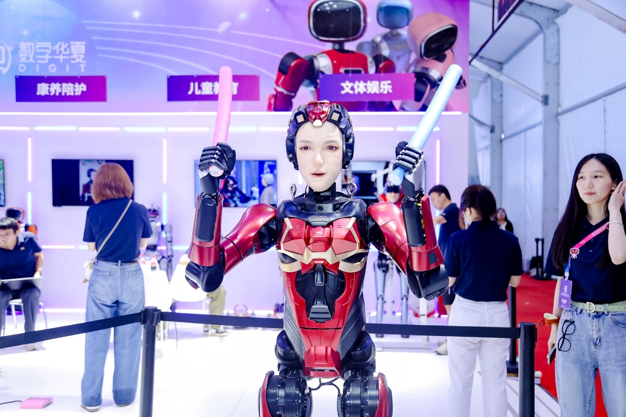 探索出海业务的机器人。图片来源：受访者供图。