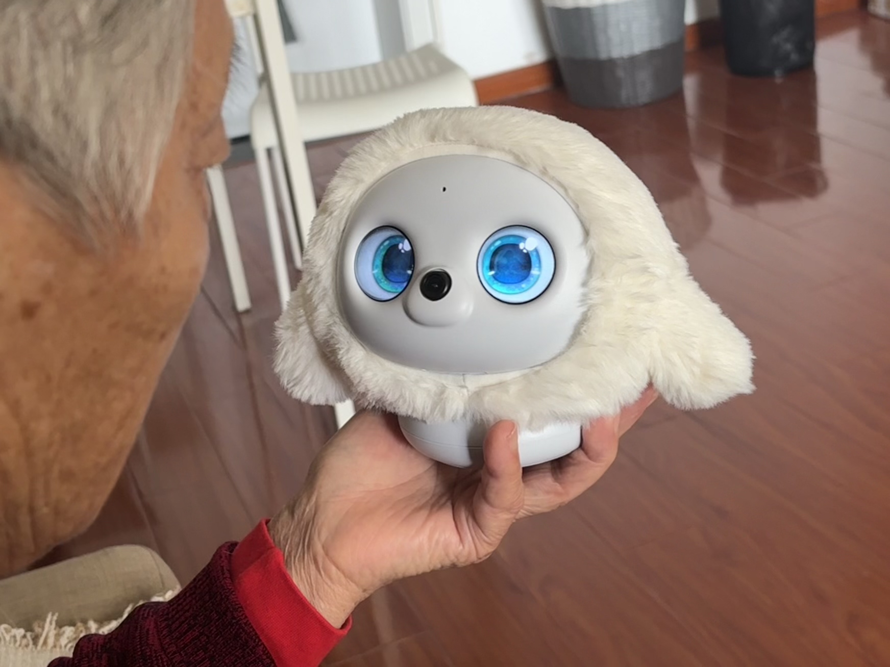 老年人在使用Ropet。图片来源：乔心怡