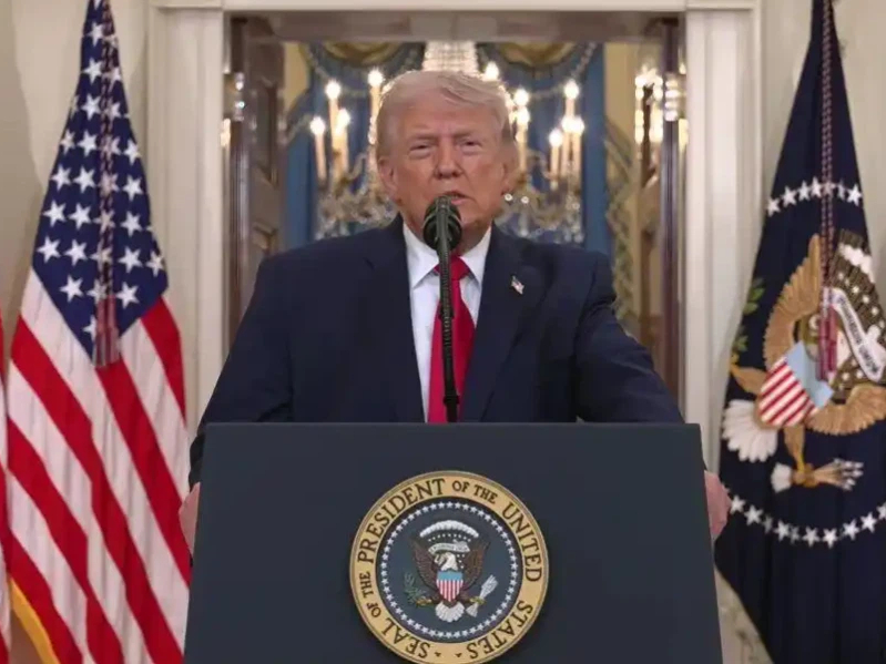 特朗普首次就伊朗战事发表讲话，多项民调显示其支持率任内新低