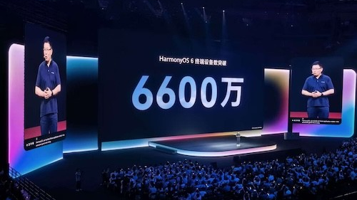 余承东披露鸿蒙新进展：6600万终端，全面向Agent架构演进