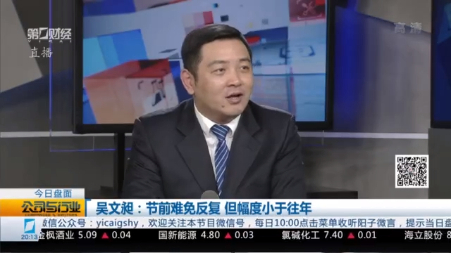 精选丨吴文昶:节前难免反复 但幅度小于往年