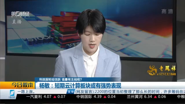 杨敏:云计算中看好服务器细分行业丨今日股市