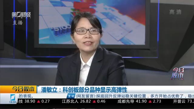 精选丨潘敏立:科创板部分品种显示高弹性