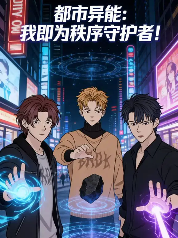 都市异能,我即为秩序守护者！动态漫画海报