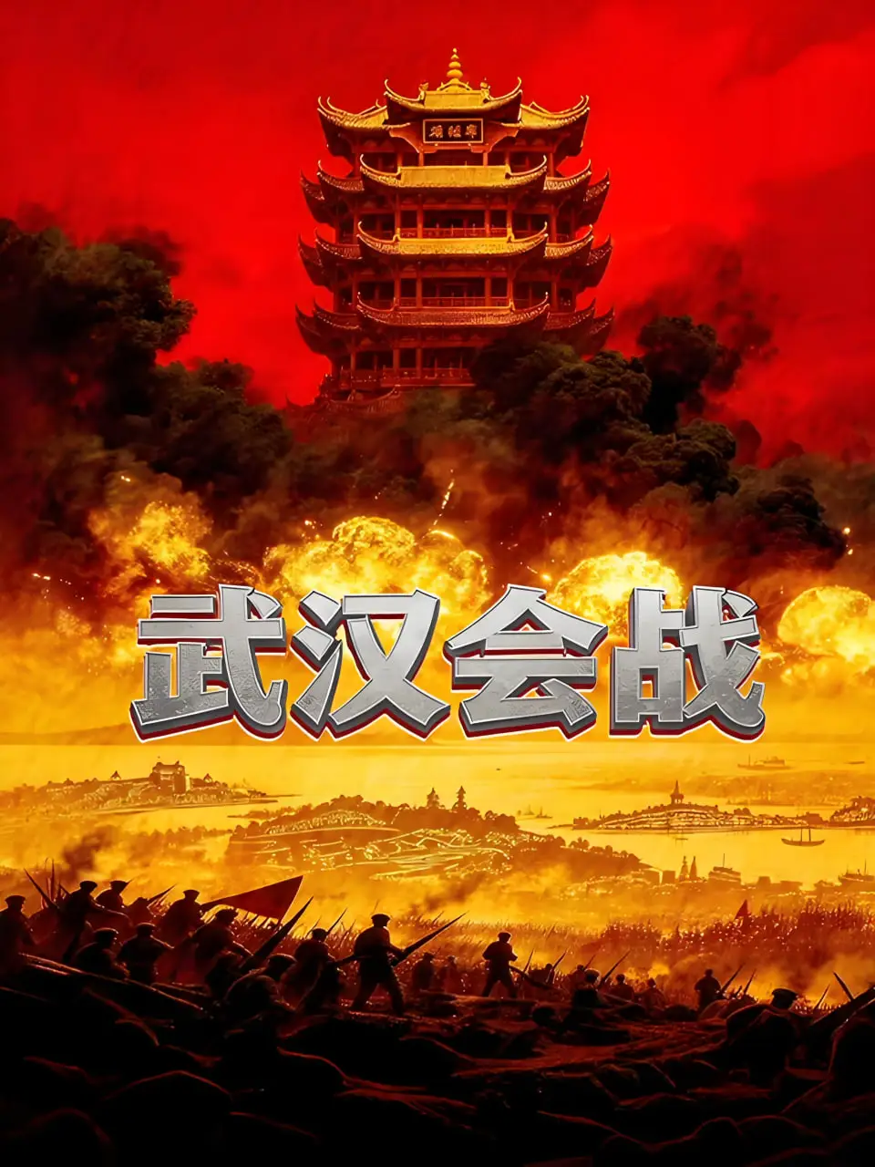 武汉会战海报
